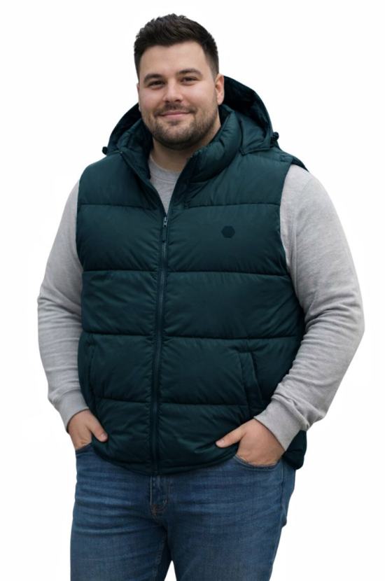 Double в синьо-зелено